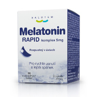 SALUTEM Melatonín rapid komplex 5 mg 30 rozpustných tabliet recenzia