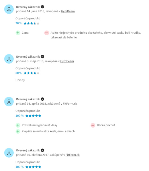 gymbeam msm prášok recenzie na heureke